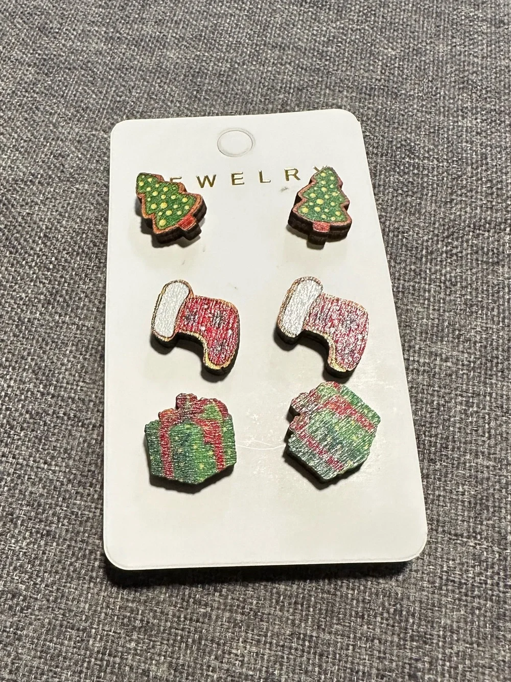 Christmas Earrings 3 Pair New